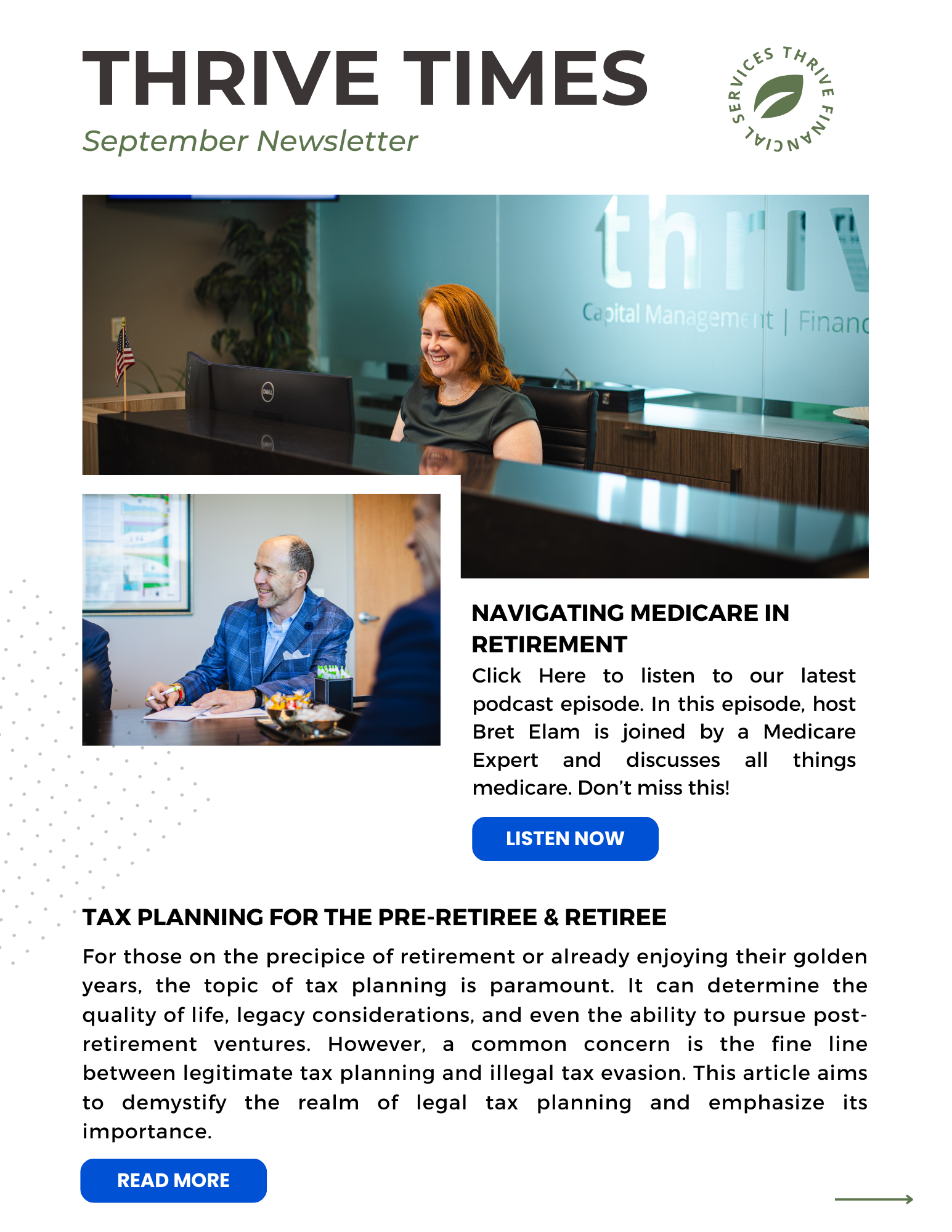September 2023 – Thrive Times Newsletter